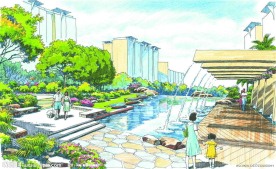 景观设计手绘效果图