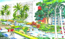 景观设计手绘效果图