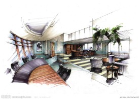 室内设计手绘效果图