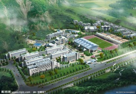 贵溪一中校园鸟瞰图