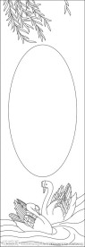 矢量镜框花纹