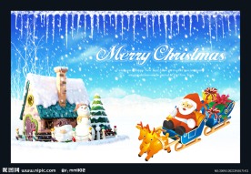 蓝色 背景 圣诞节