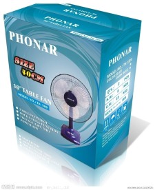 PHONAR台扇彩盒包装 CDR