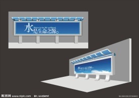 橱窗 宣传栏CDR