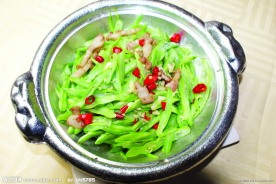 砂锅四季豆