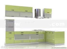 欧派厨柜3D模型