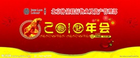 虎年年会背景板