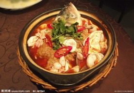 砂锅鱼杂