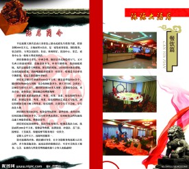 酒店画册内页宣传广告设计