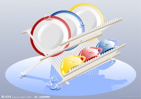 精致的餐具矢量素材