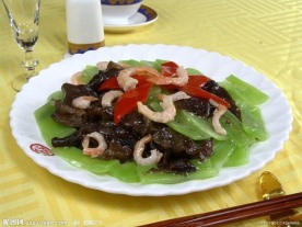 青瓜木耳炒虾仁