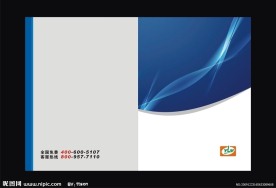 科技蓝灰主题模具公司样本封面设计CD原文件