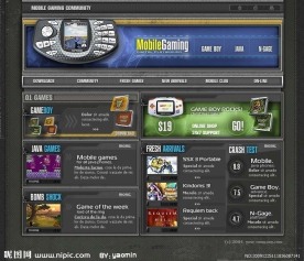 欧美游戏类模板