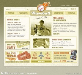 欧美游戏类模板