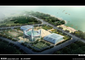 第七届农运会主会场鸟瞰图