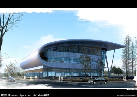 训练馆日景 第七届农运 农运会 农运会场馆设计 南阳 体育场馆 体育馆 南阳规划