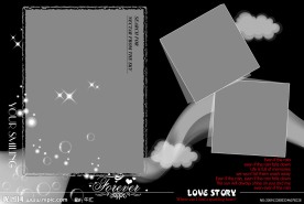 自创儿童成长册模板