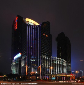 大中华的夜景