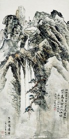 山水壁画
