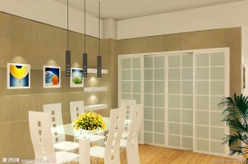 家庭餐厅效果图