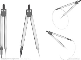 测量文具矢量素材