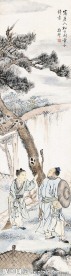 松下问童子图