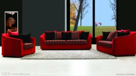 沙发 室内效果图 高精度沙发