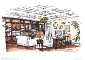 室内设计手绘效果图