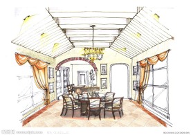 室内设计手绘效果图