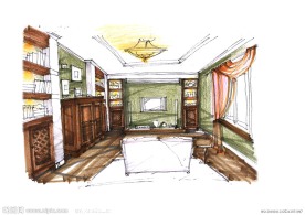 室内设计手绘效果图