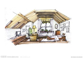 室内设计手绘效果图