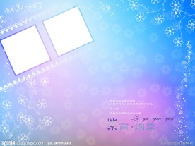 个人写真相册PSD分层模板