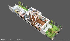 超酷3D户型效果图