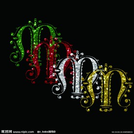 圣诞花纹