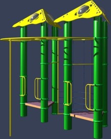 max 3D 模型 体育器材