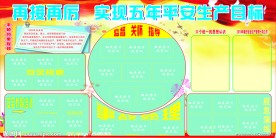 安全生产展板