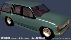 max 3D 模型 汽车