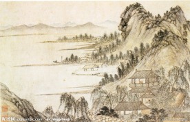 国画 山水 中国风 水墨图片