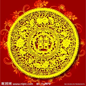婚庆 喜字 红双喜