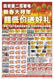电器春节促销单