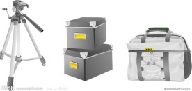 摄影相关器材矢量素材