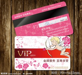 VIP会员卡设计模板 贵宾卡分层模板