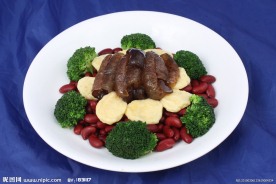红腰豆鲍汁扣海参鱼腐