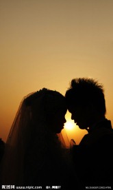 夕阳剪影