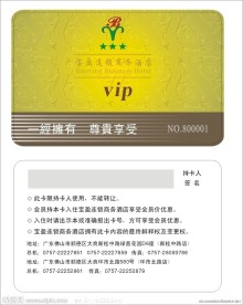 宝盈酒店VIP卡