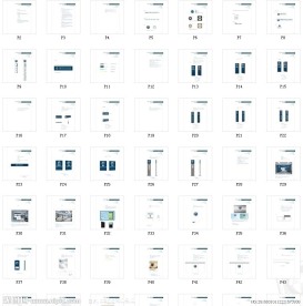 中国移动 全球通VIP机场贵宾厅VI规范手册（CDR 共64页）