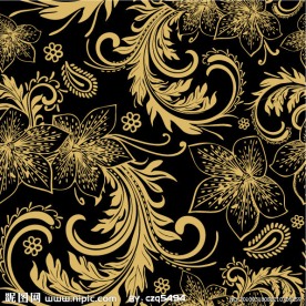 华丽欧式花纹背景矢量素材