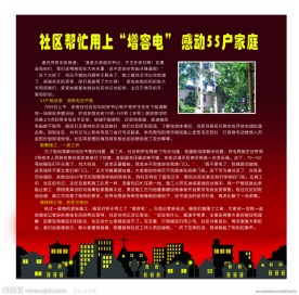橱窗展板