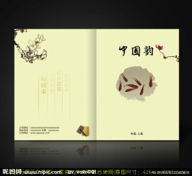 中国风画册封面设计模板