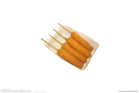 全套西式快餐食品图 玉米热狗